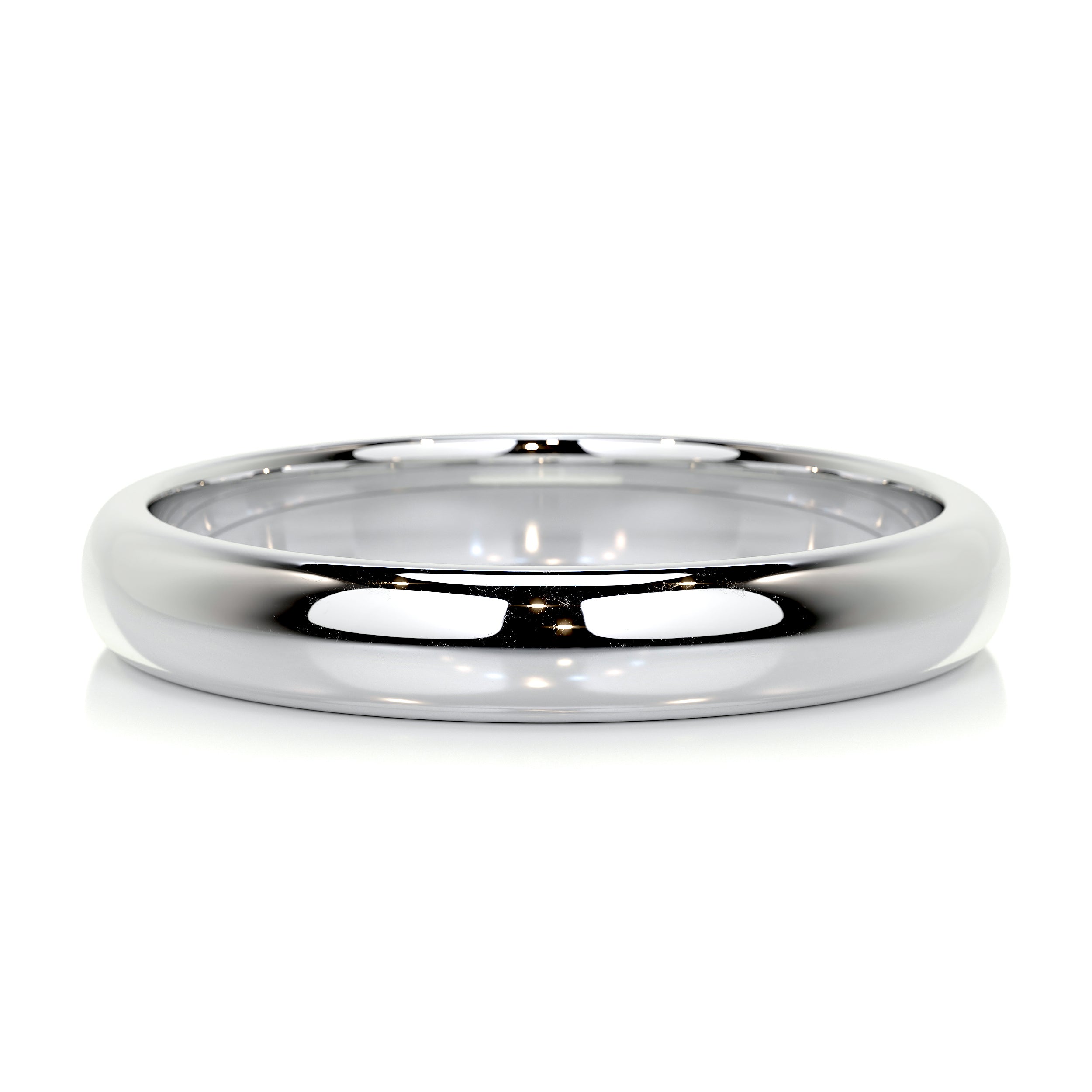 Rings : Men s Platinum 1/2 Carat Diamond Solitaire Ring